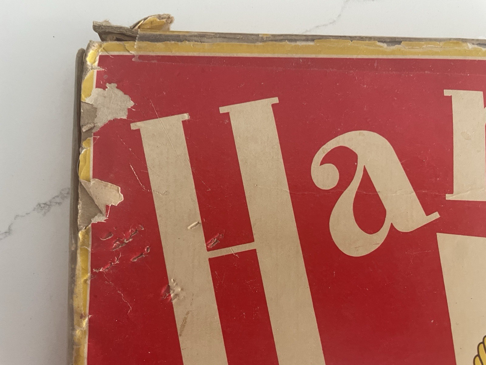 ~ W.H. Schaper Hangman VTG. Board Game Rare First Edition 1st Printing Box~