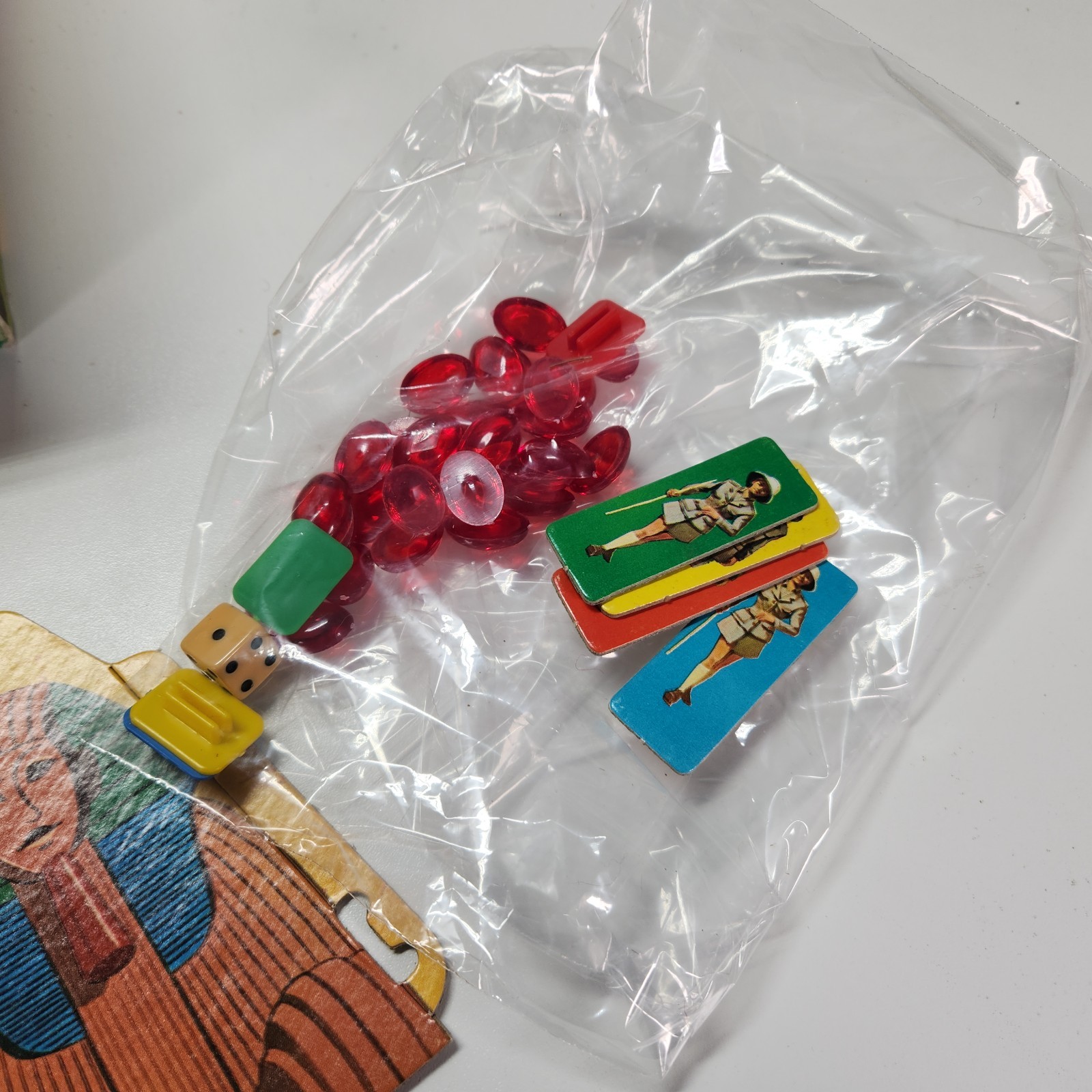 1971 Voice of the Mummy – Red Jewels Game Milton Bradley Complete/Not working