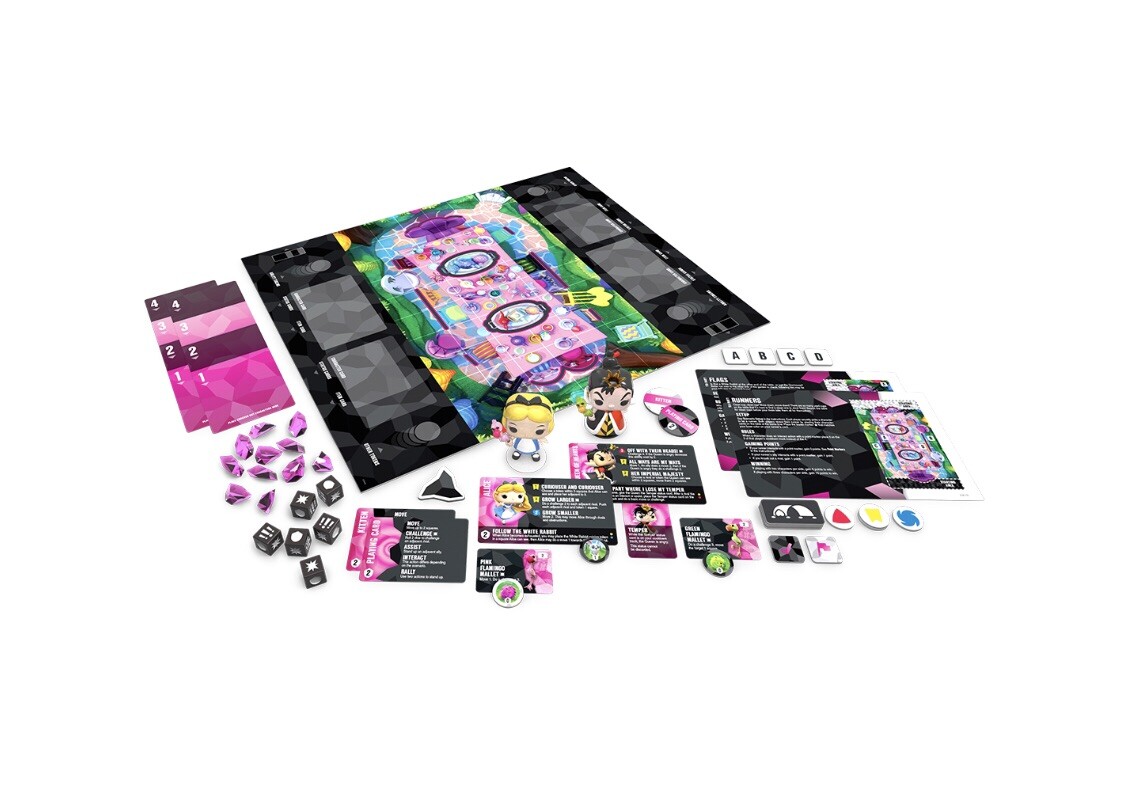 Funko Verse Alice In Wonderland Strategy Board Game Funkoverse Diamond Chase