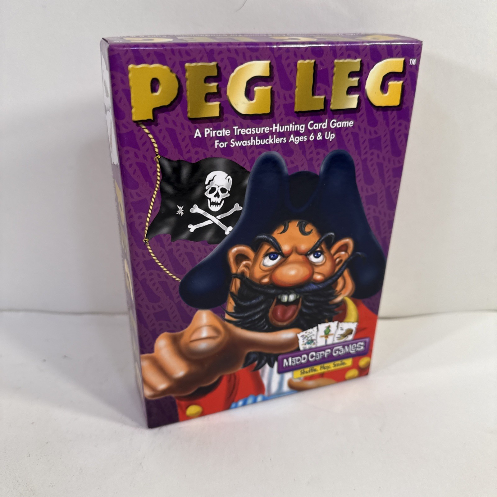 Peg Leg- A Pirate Treasure-Hunting Card Game For Ages 6+ Complete