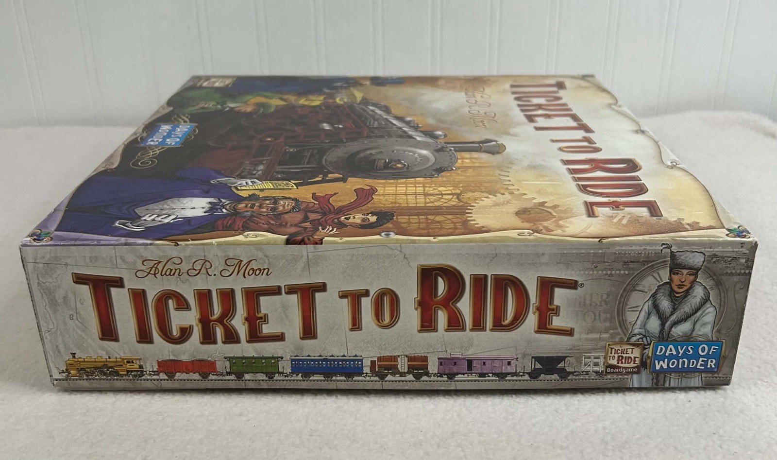 Ticket to Ride Original Edition North America Board Game Complete Open Dmg Box