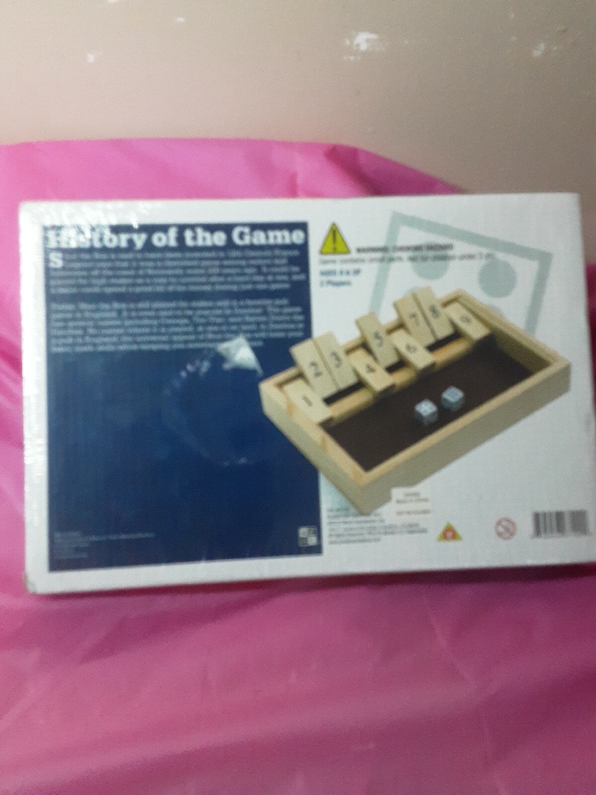 We Games Shut The Box Wood Expressions Inc Pub Game Fisherman Sailors