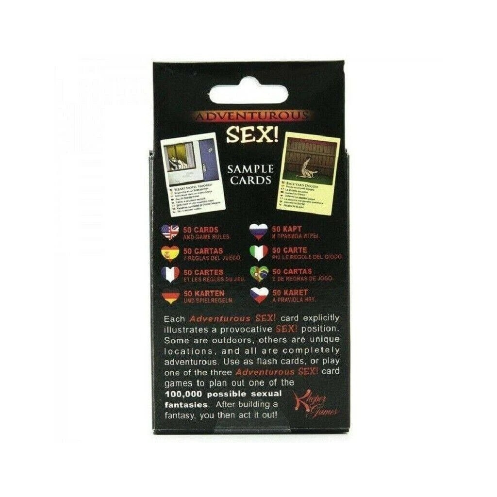 Adventurous Sex! Couples Foreplay Card Game