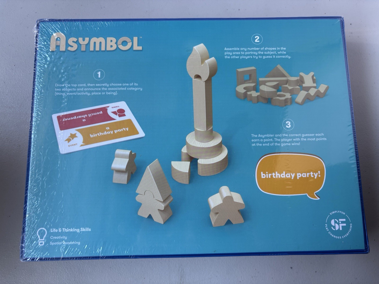 SimplyFun Asymbol – A Building and Communication Game That Challenges New Sealed