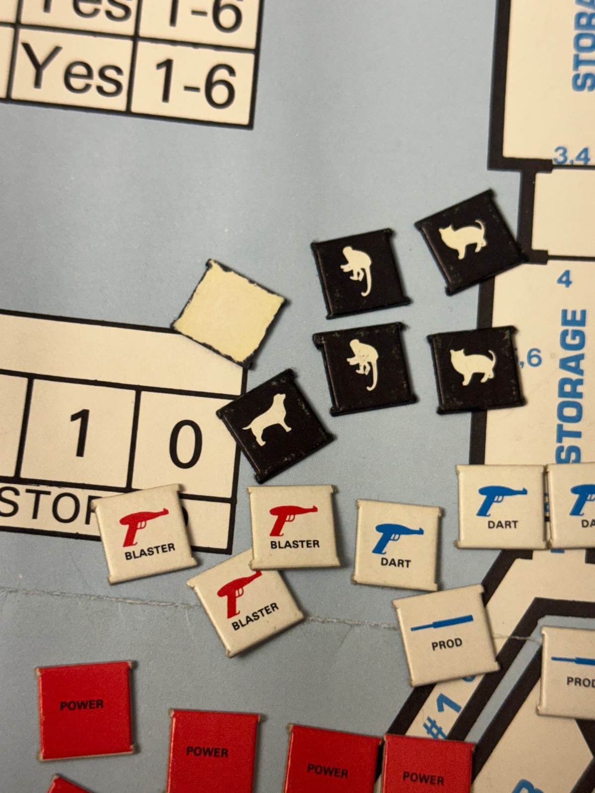 Task Force Games #6 INTRUDER Space Alien Game Solitaire Solo or 2+ players
