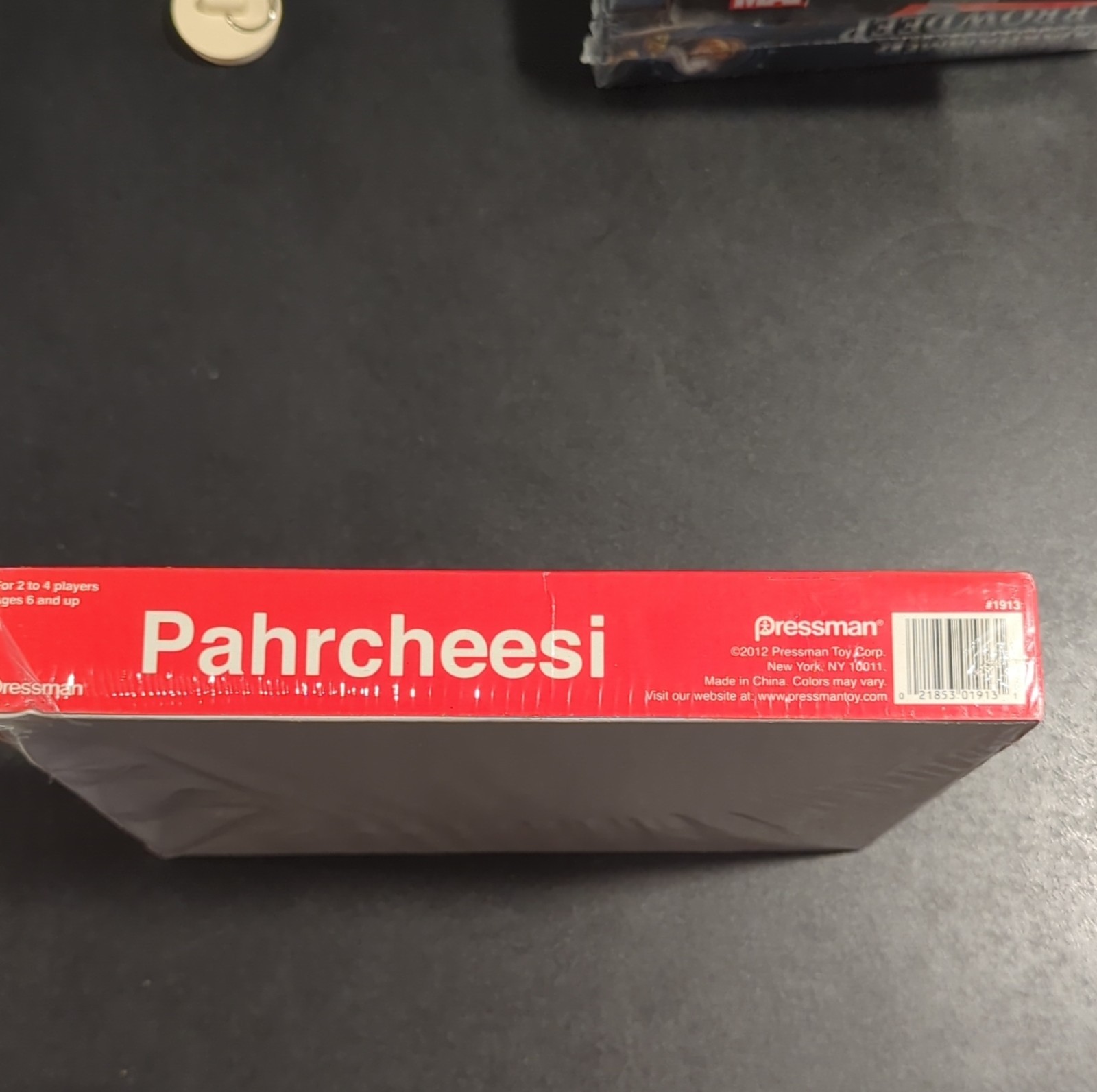 Pressman Pahrcheesi Board Game 2012 2-4 Players Ages 6+ Folding Board Dice