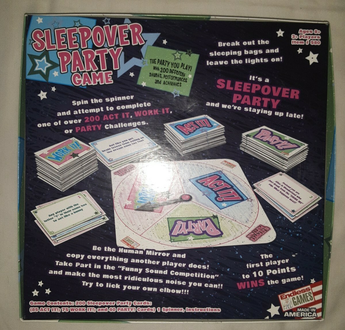 Endless Games Boardgame Sleepover Party Game
