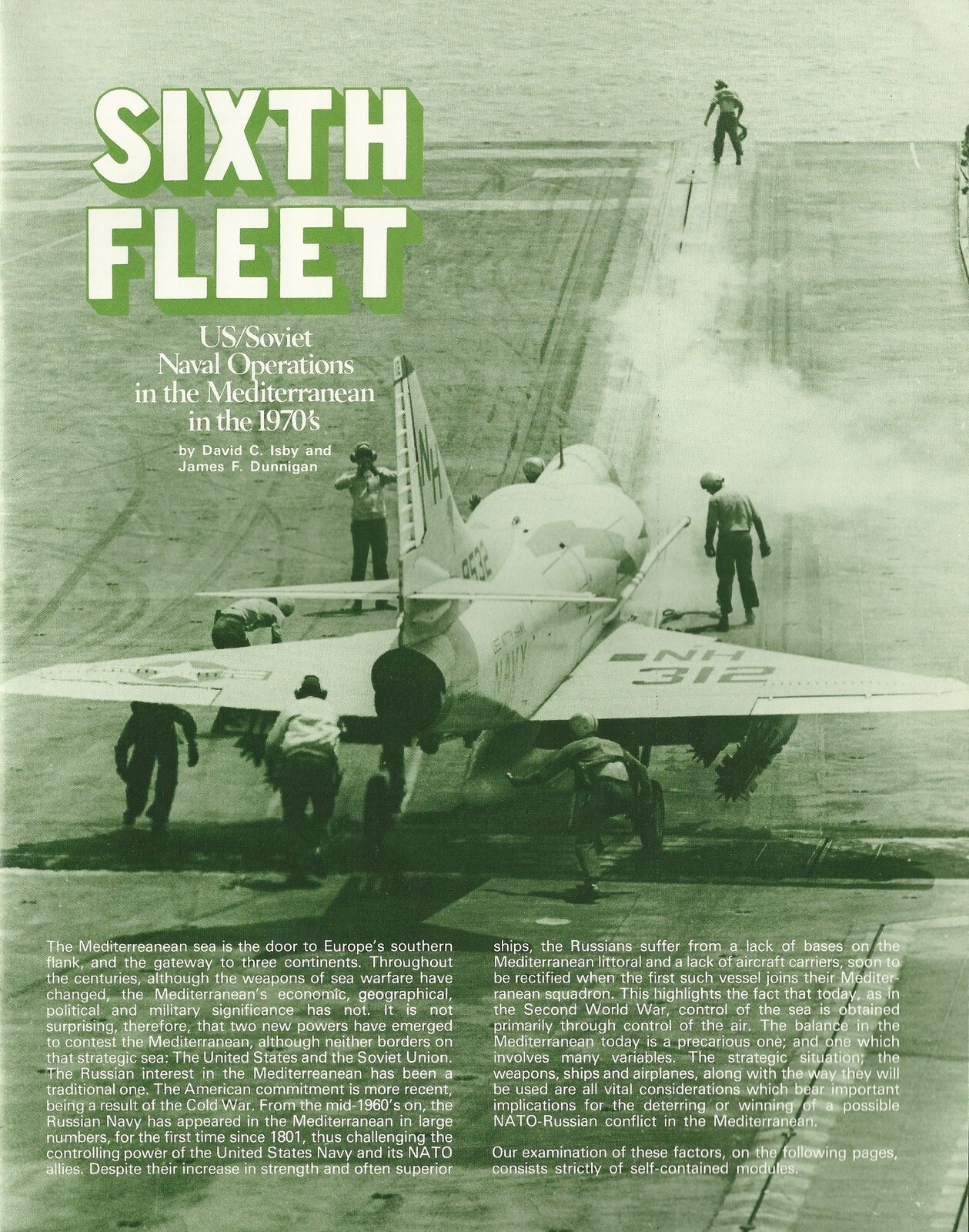 Strategy & Tactics S&T #48 Sixth Fleet Modern Naval unpunched FS