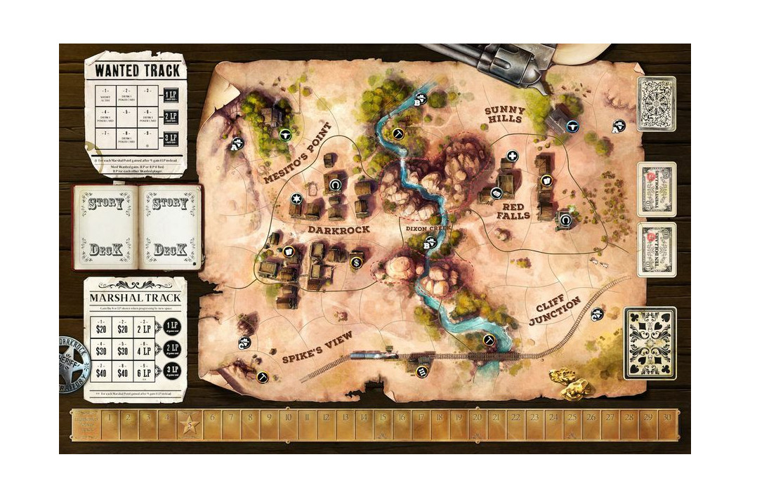 Western Legends Board Game Kolossal Games Open World Sandbox Strategy NEW SEALED