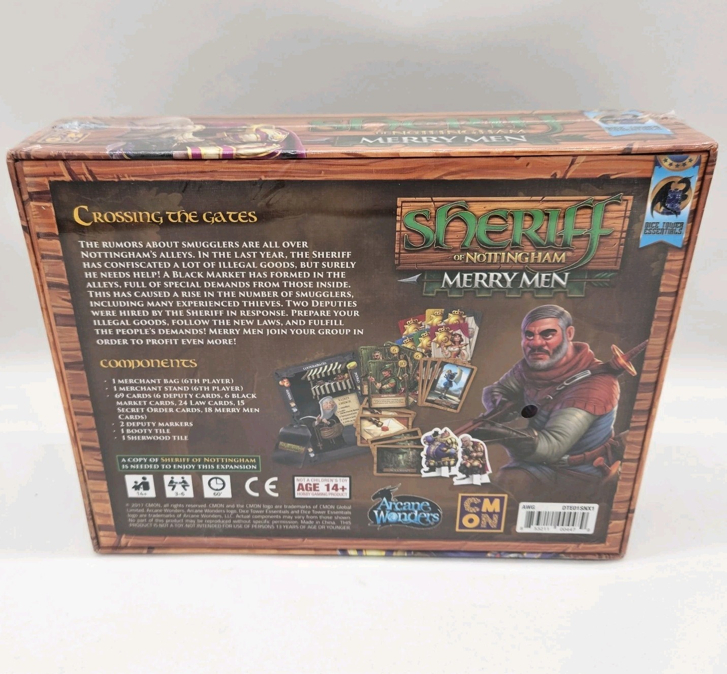 Sheriff of Nottingham Merry Men Board Game Expansion Sergio Halaban Cards NEW