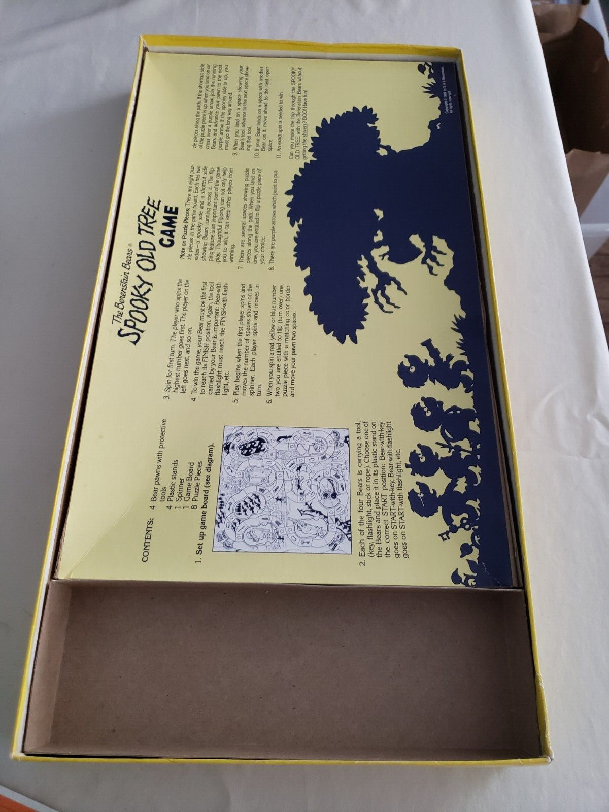 The Berenstain Bears Spooky Old Tree Board Game 1989 RARE Random House Family