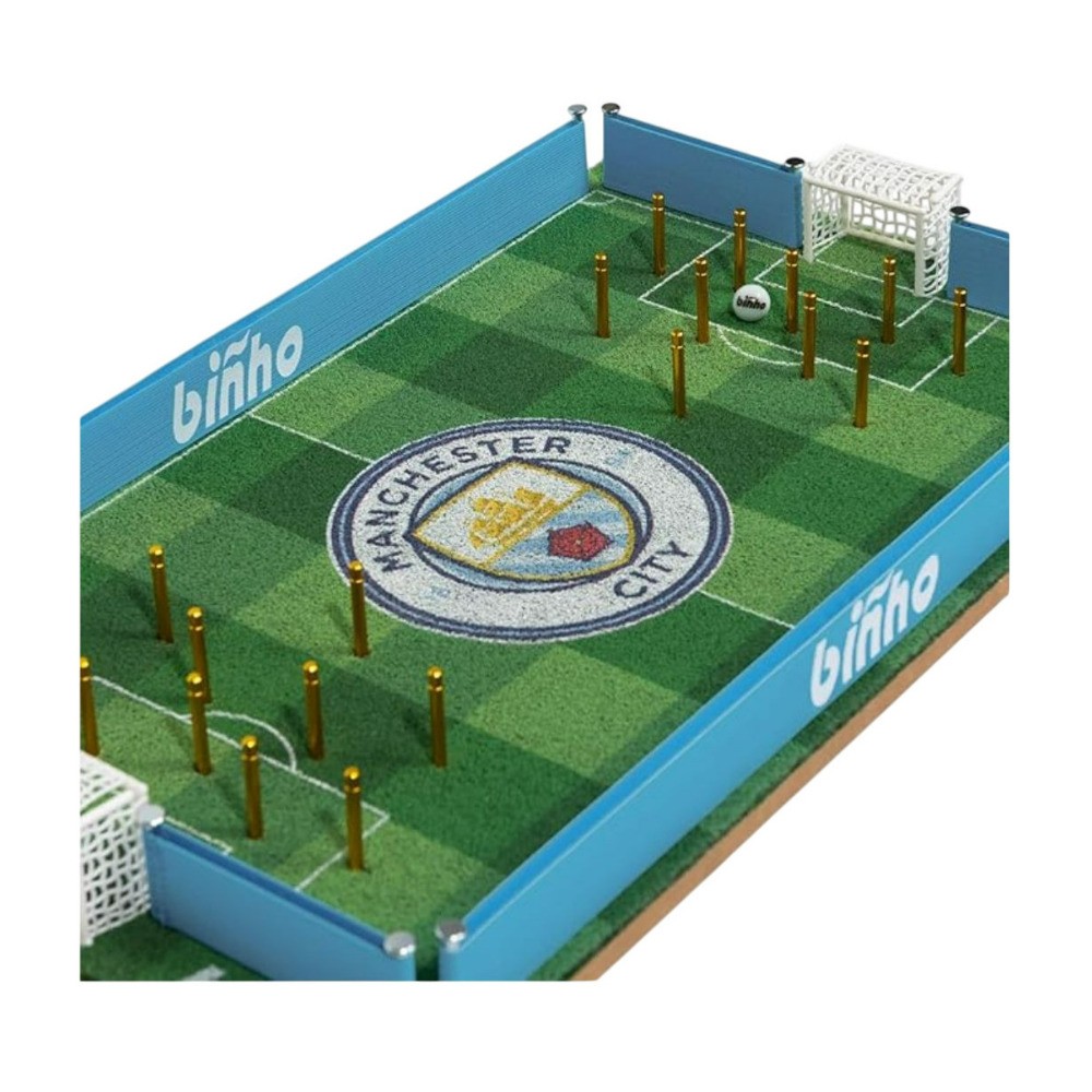 Binho Classic Manchester City FC Edition 2 Player Pinball Board Game