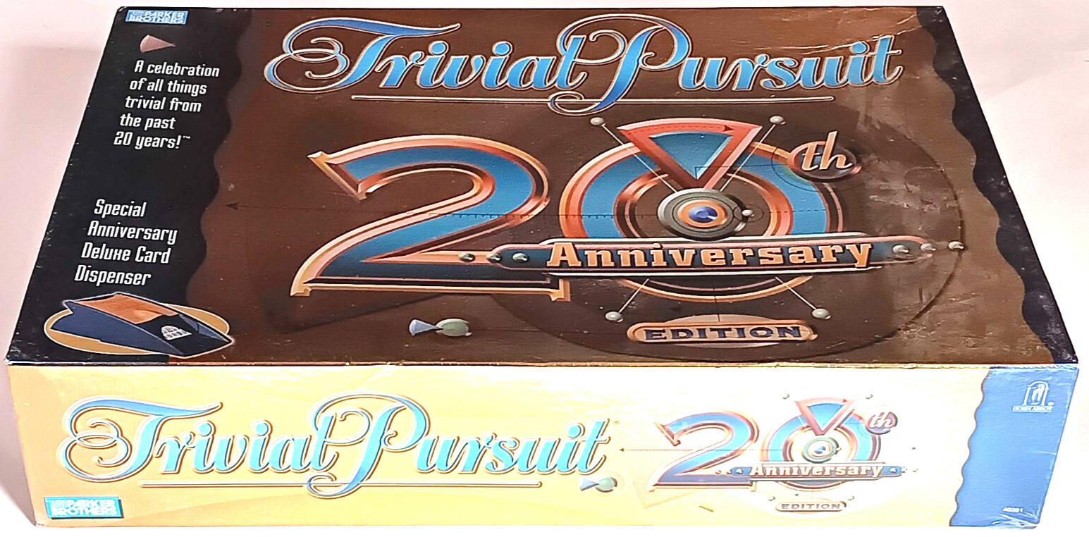 BRAND NEW SEALED Trivial Pursuit 20th Anniversary Edition 2002 Parker Brothers