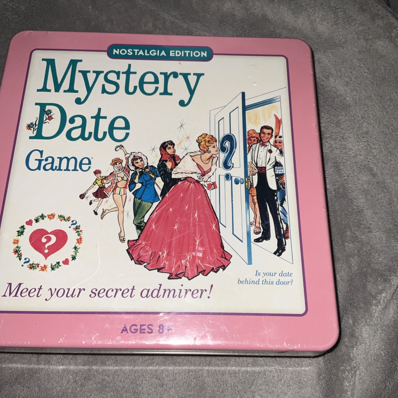MYSTERY DATE Nostalgia Board Game Edition IN COLLECTIBLE TIN BOX NEW Sealed