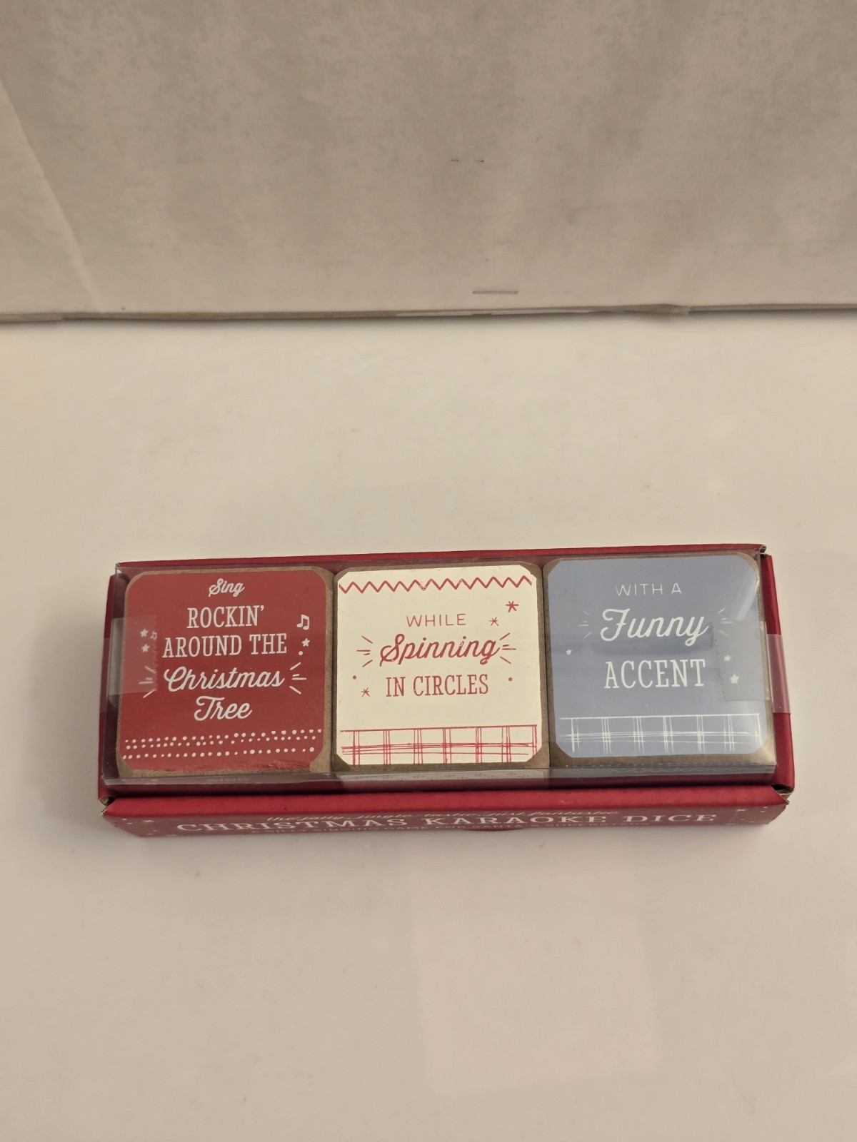 DEMDACO Christmas Karaoke Dice (Holiday Party Starter) Used: FREE SHIPPING