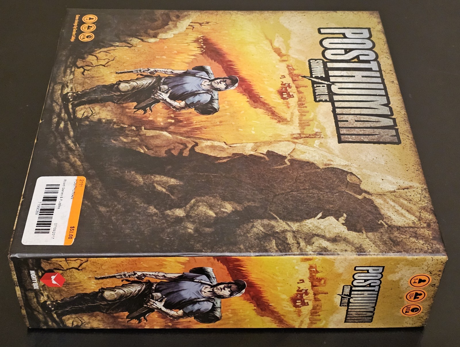 Post Human Survive / Evolve Board Game W/ Defiant Expansion – Good Condition