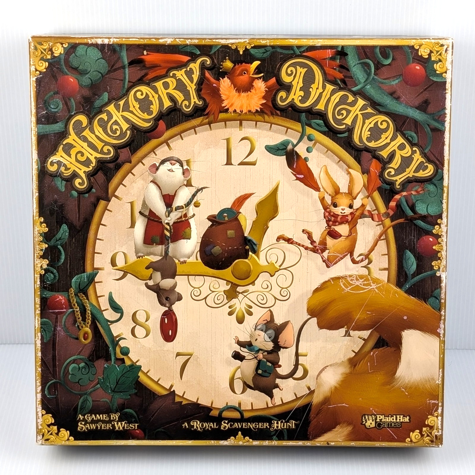 Hickory Dickory Board Game Plaid Hat Games 2022 100% COMPLETE