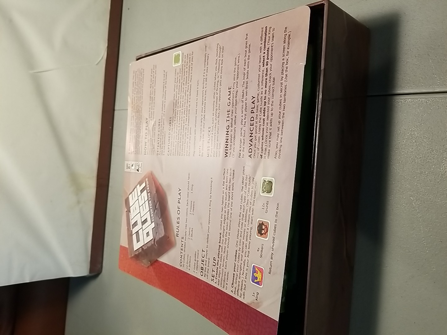 CUBE QUEST Clash For The Crown Board Game – 100% Complete – Gamewright