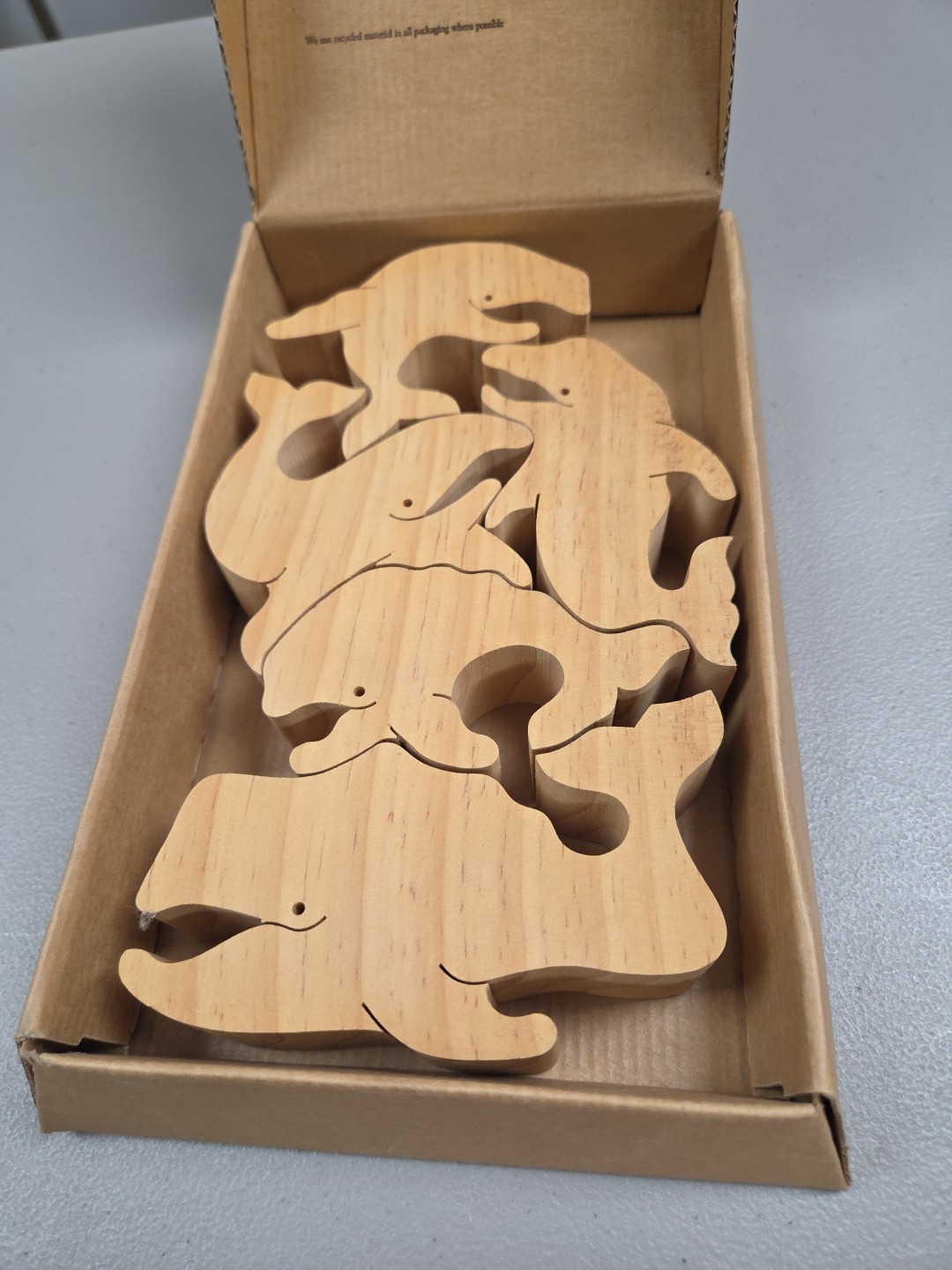 Tarata Balancing Whales Wooden Balancing Puzzle Game From New Zealand