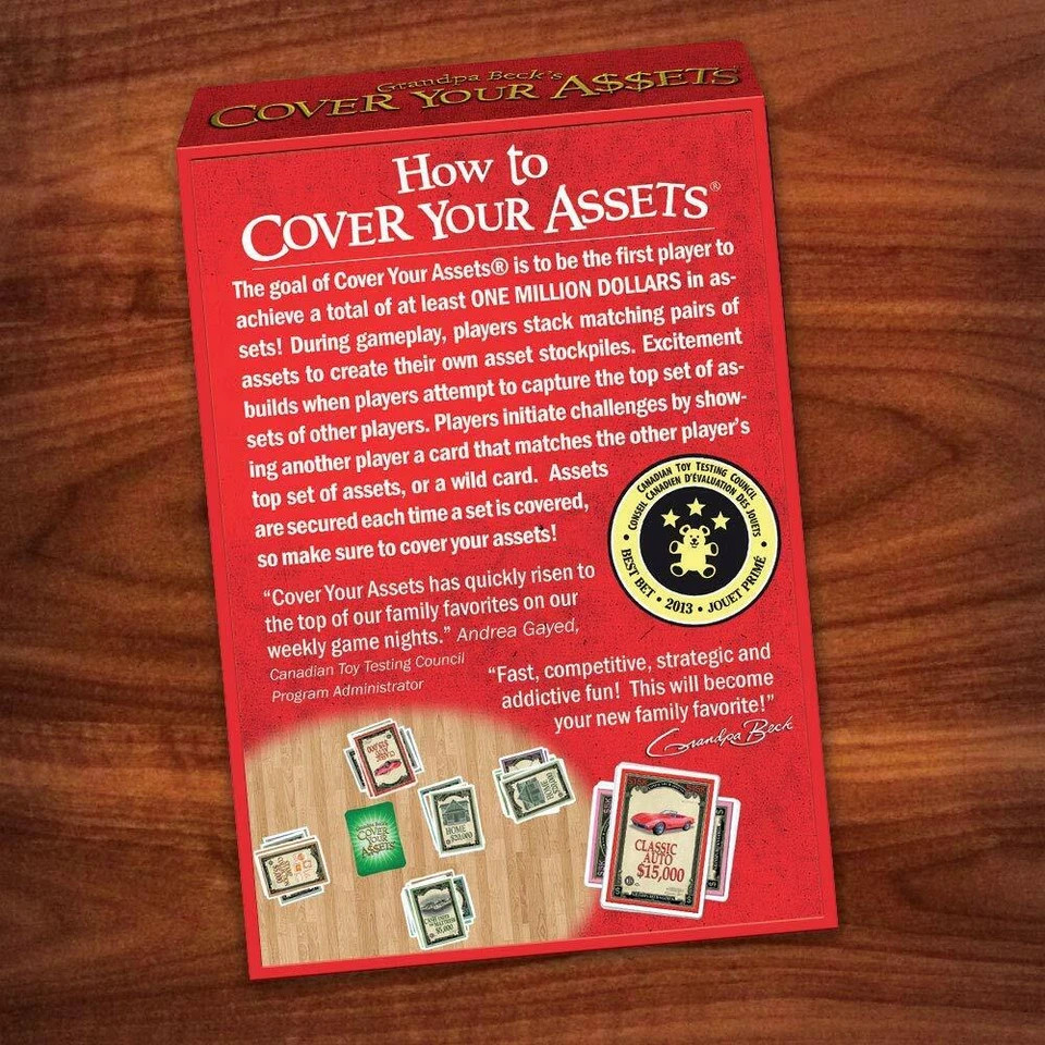 2026 NEW Cover Your Assets Grandpa Becks Game