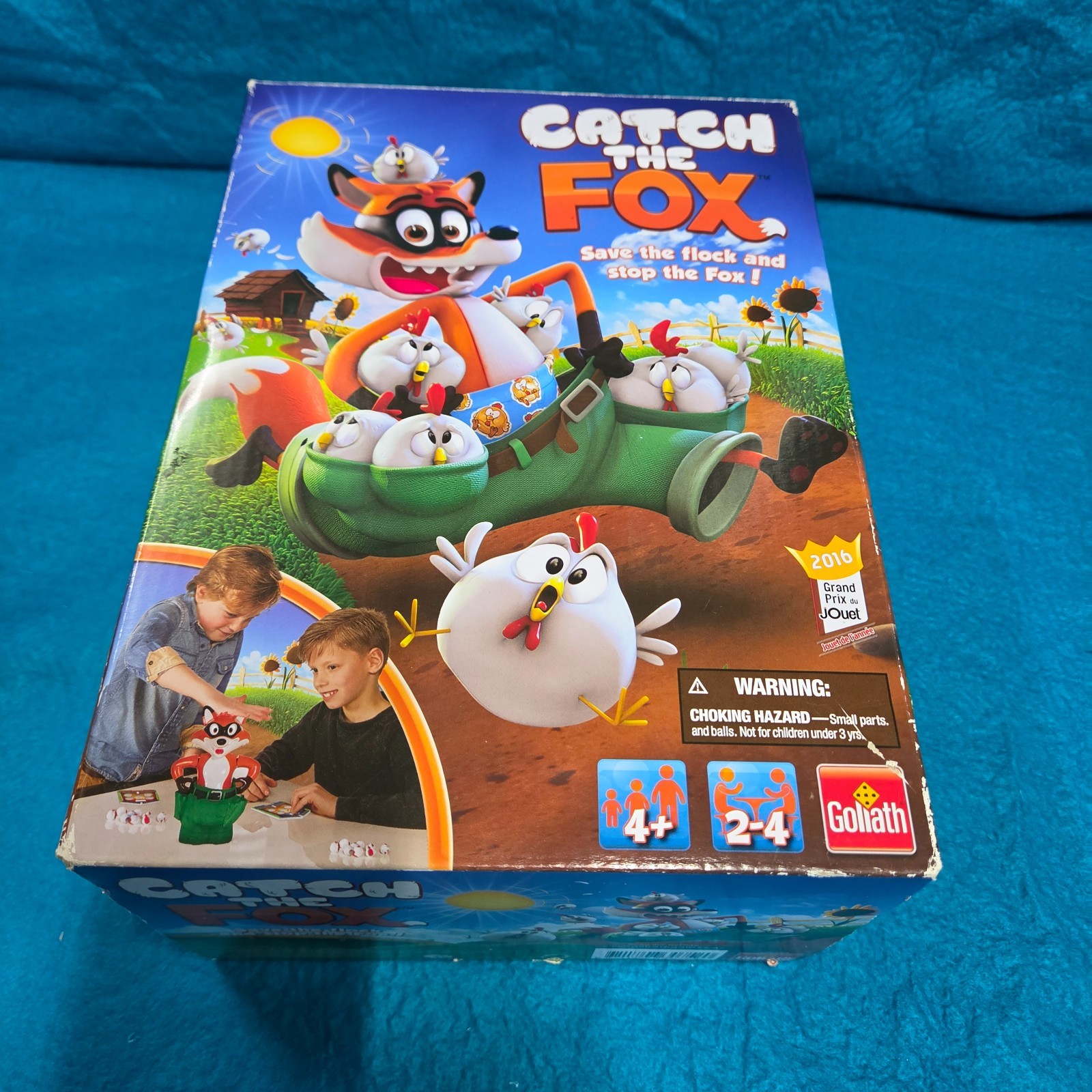 Catch The Fox Board Game Goliath 2016 w/ Original New, Open Box Family Kids Game