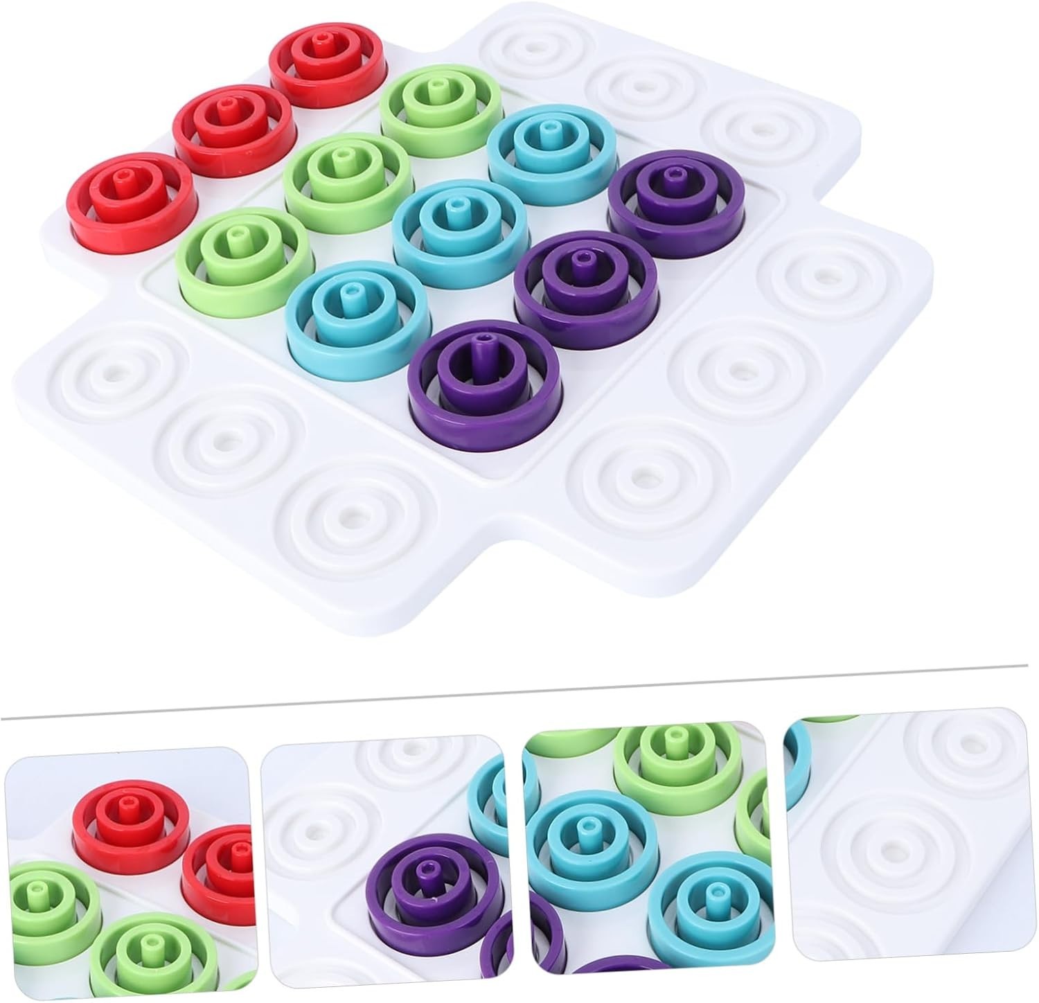 Color Matching Strategy Board Game – Plastic Puzzle Game for Kids & Family