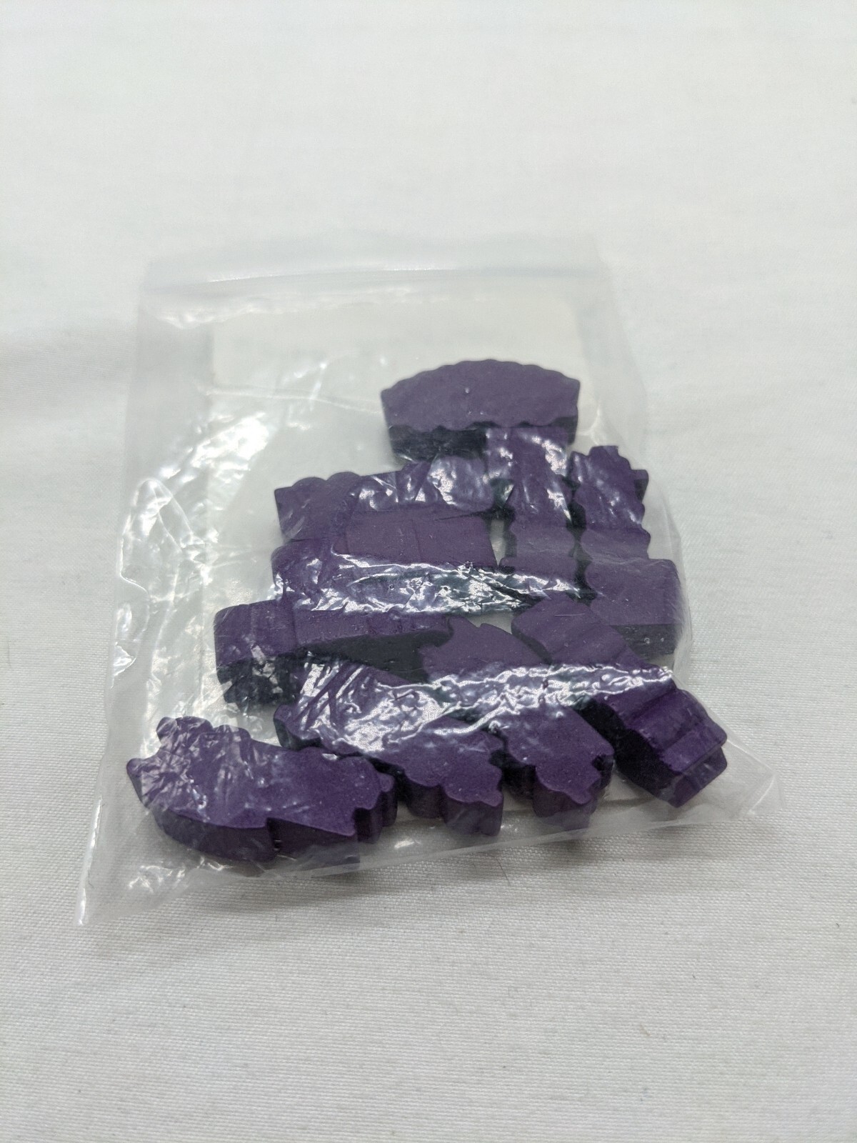 Mayday Games Purple Wood 10 Train Token Set