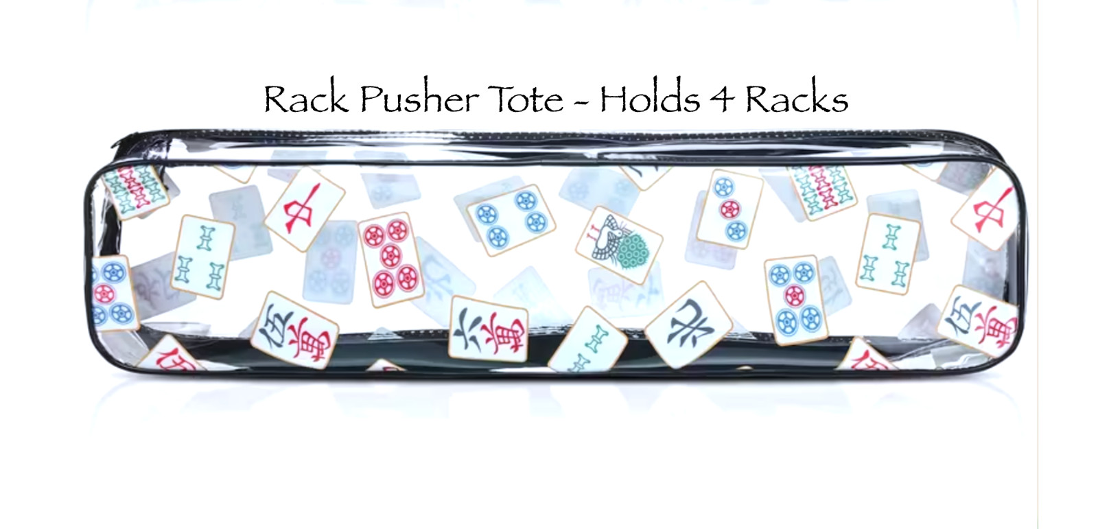 Mahjong Rack Bag for 4 Racks, Protective Cute thick bag with zipper