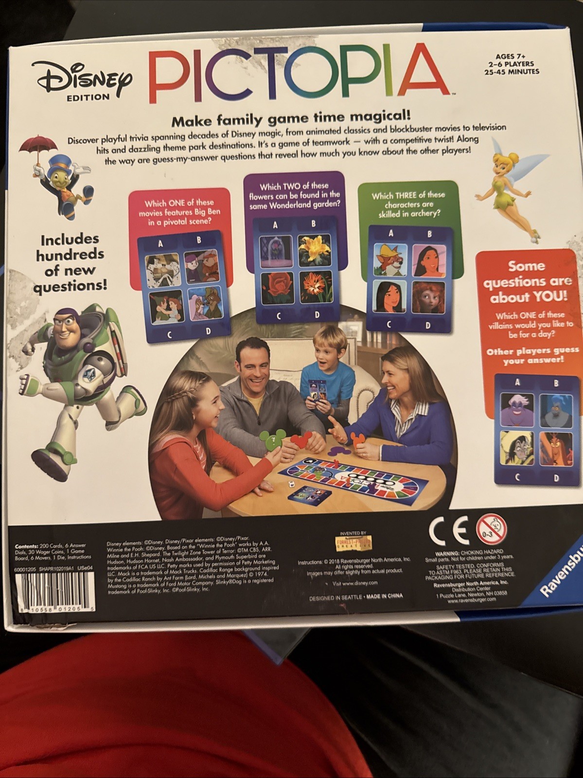 Pictopia Disney Edition The Ultimate Picture Trivia Family Game Ravensburger
