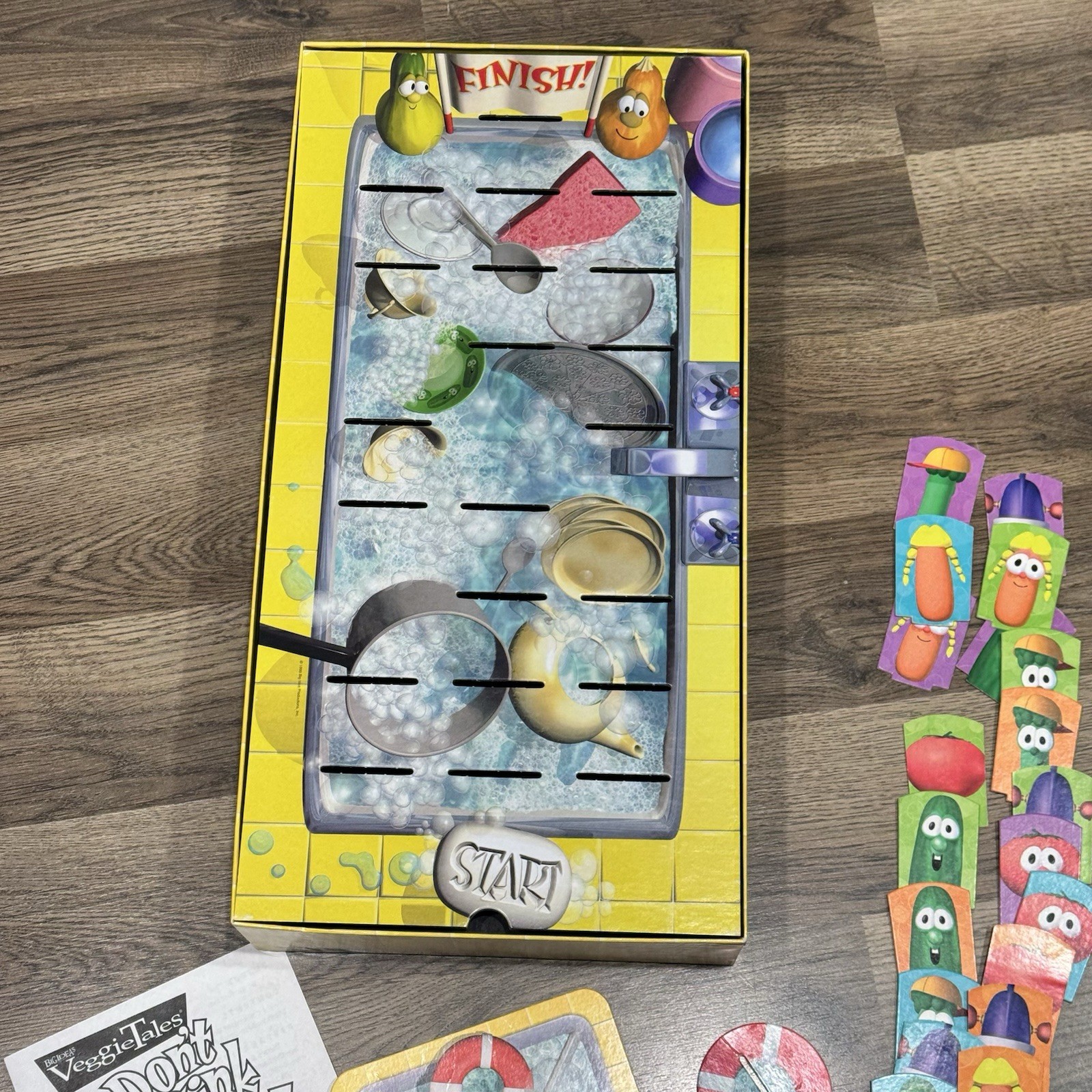 VeggieTales Don’t Sink in the Sink Game Talicor Complete Working Vintage 1999