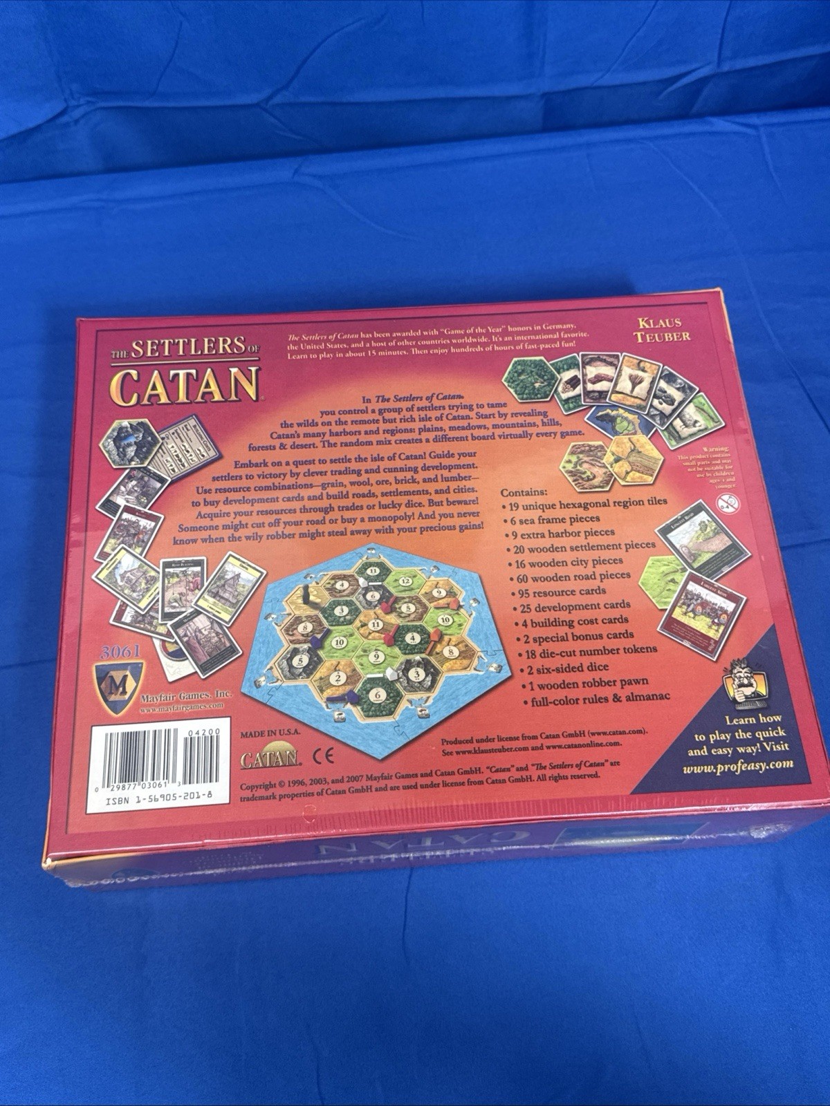 The Settlers of Catan Core Game Fully Complete Mayfair Games #3061 NEW SEALED