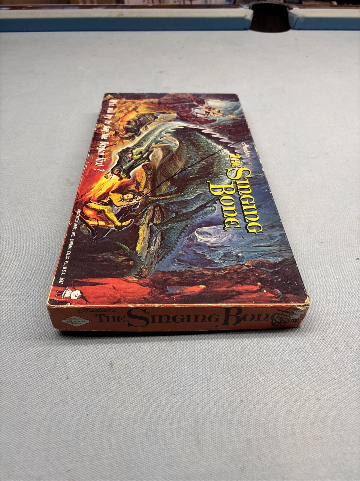 1962 THE SINGING BONE DRAGON BOARD GAME HASBRO HASSENFELD BROS FANTASY Complete