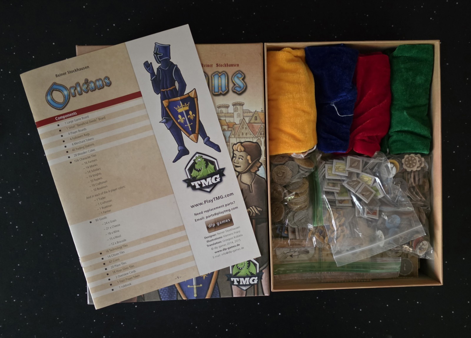 Orleans Board Game TMG Reiner Stockhausen DLP games