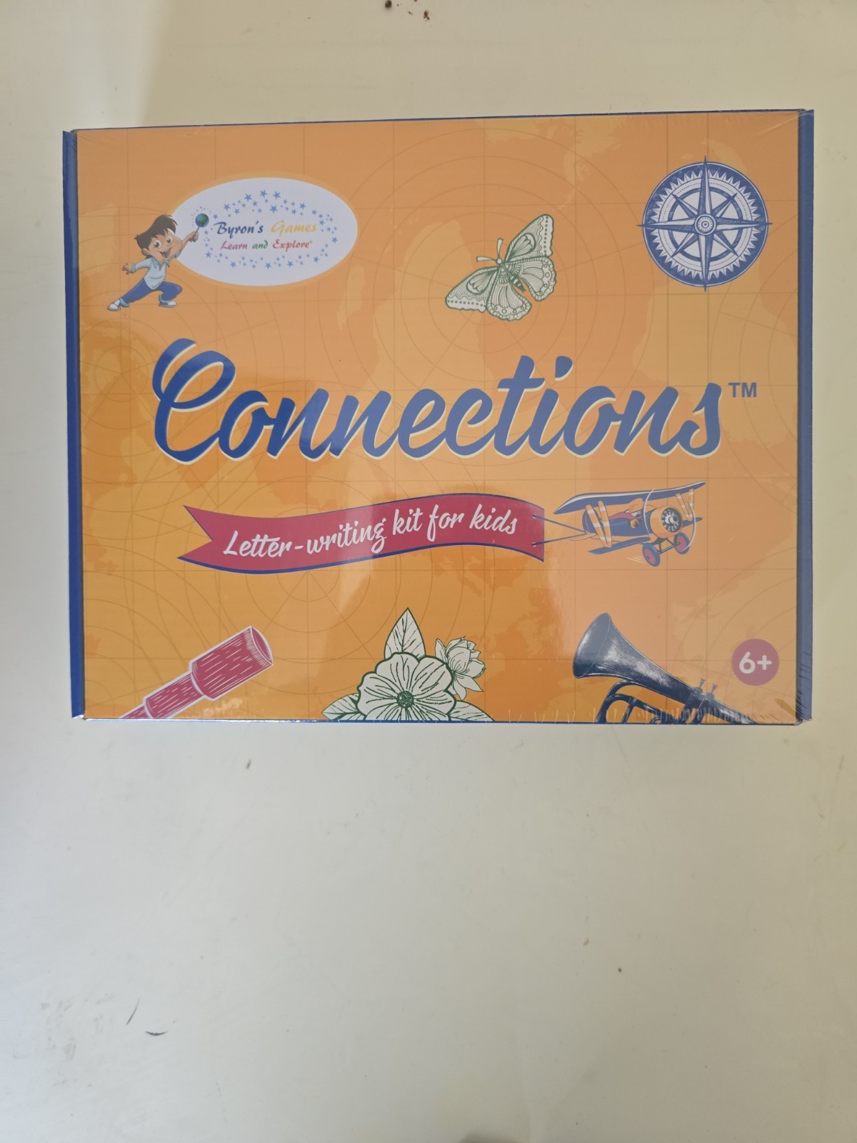 Byron’s Games. Connections. Letter Writing Kit For Kids . 6+. Brand New SEALED