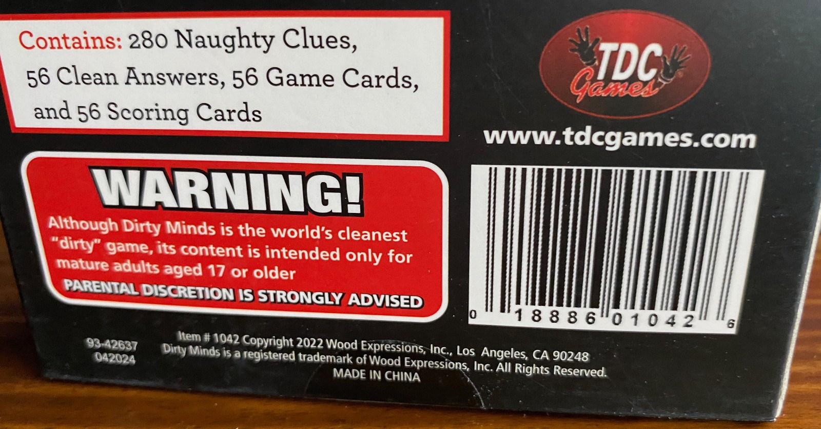 Dirty Minds The Ultimate Edition Board Game For Adults By TDC Games +Dirty Minds