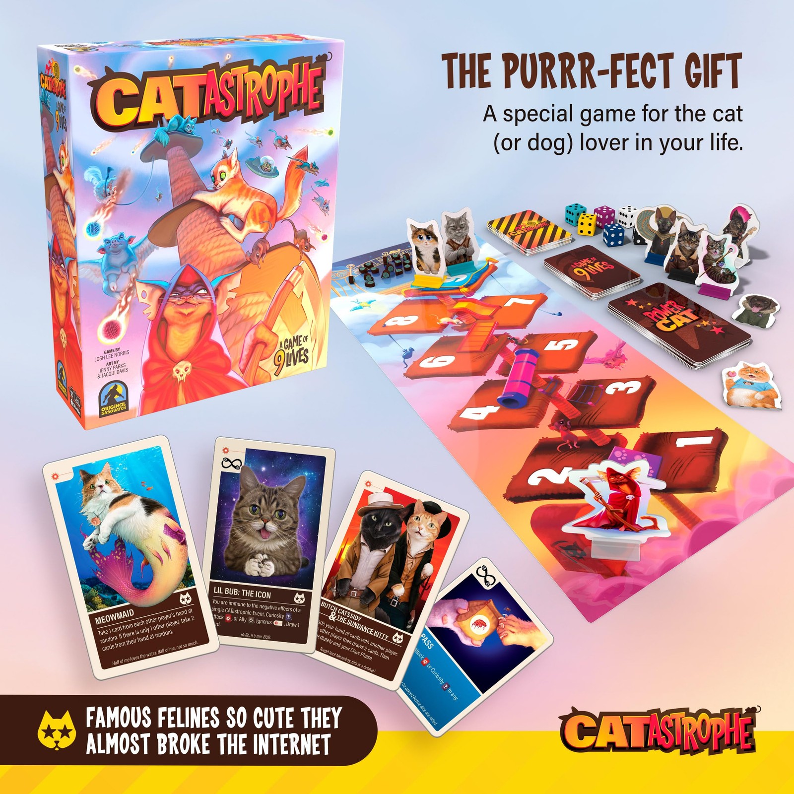 A Game of 9 Lives | The Purrfect Board Game for Family Night and Cat Lovers |…
