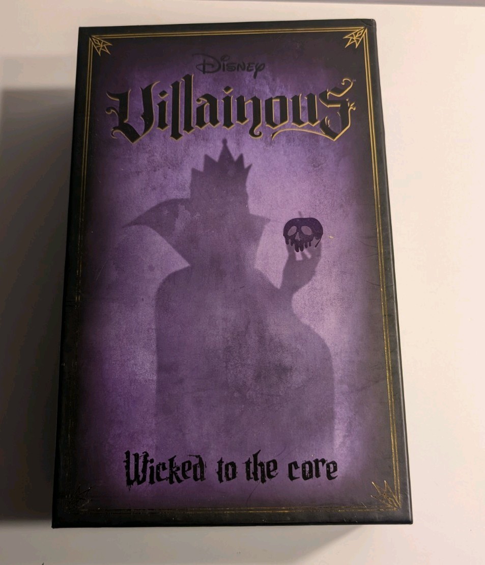 Disney Villainous Wicked to The Core Game Open Box Complete