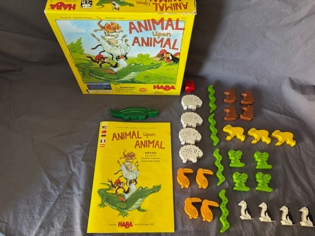 HABA Animal Upon Animal – Classic Wooden Stacking Game Ages 3+ -Complete