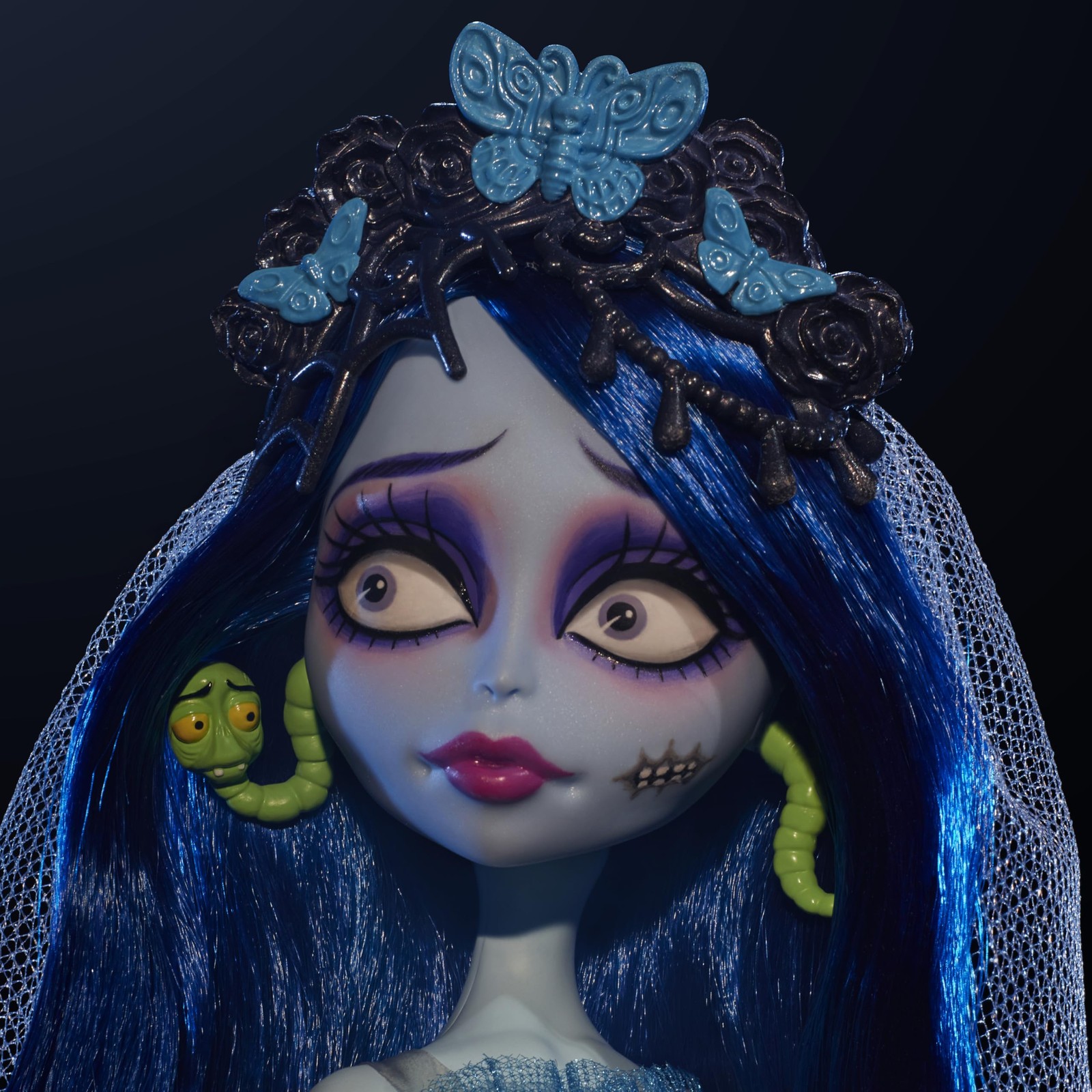 Monster High Skullector Corpse Bride Emily Collectible Doll Gothic Wedding Dress