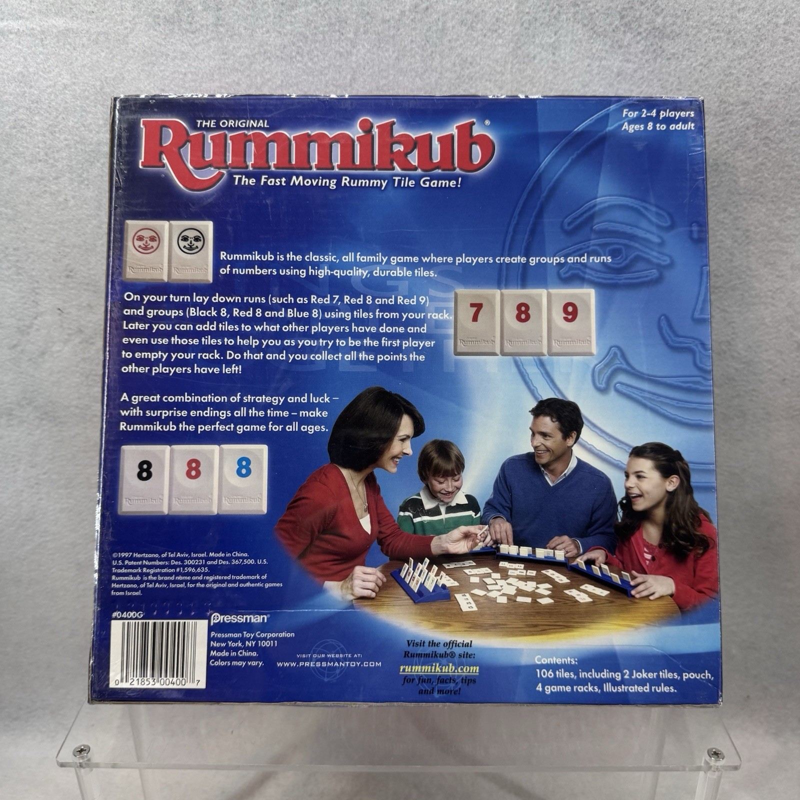 Rummikub by Pressman Classic Edition The Original Rummy Tile Game NEW SEALED