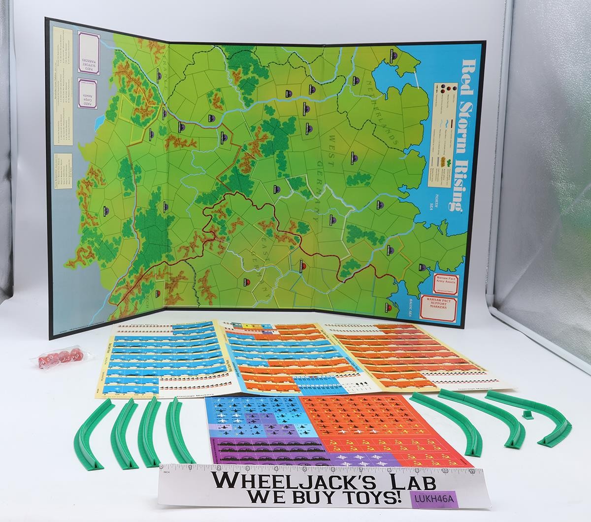 Red Storm Rising Board Game 100% Complete 1989 TSR Inc