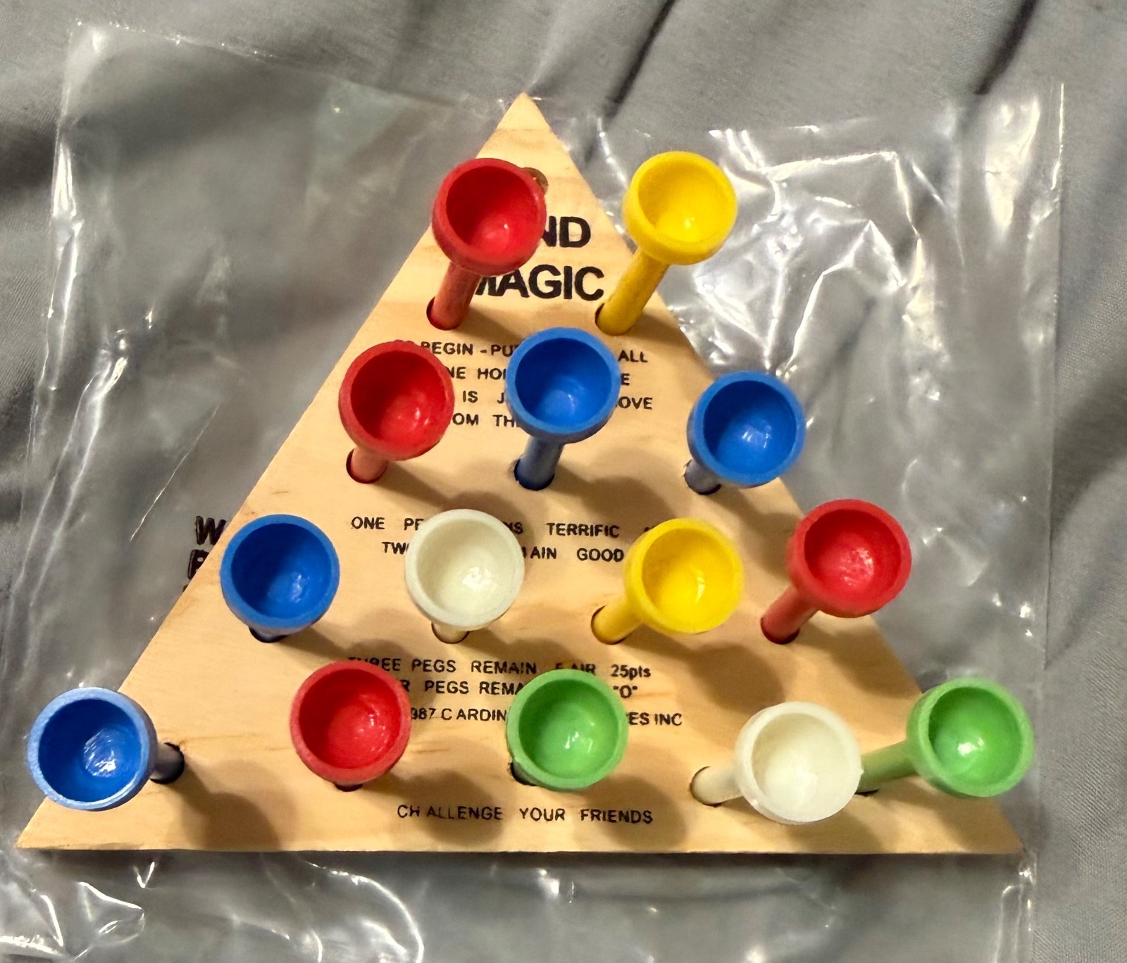 Classic Wooden Peg Games Lot of 7 See Description 4 Sealed 3 Opened