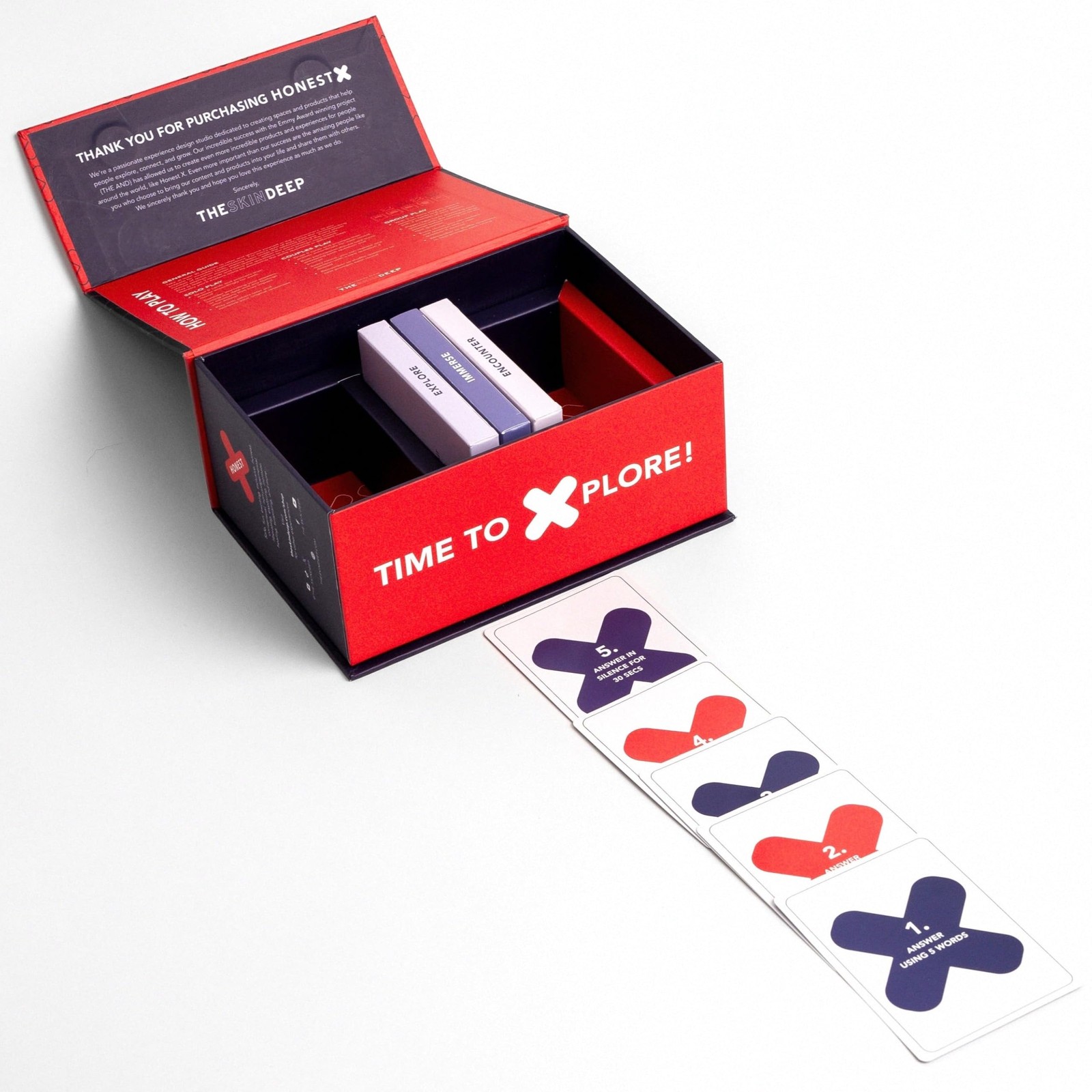 Honest X Intimacy Card Game (3 Decks) – Couples Games for Adults to Explore I…
