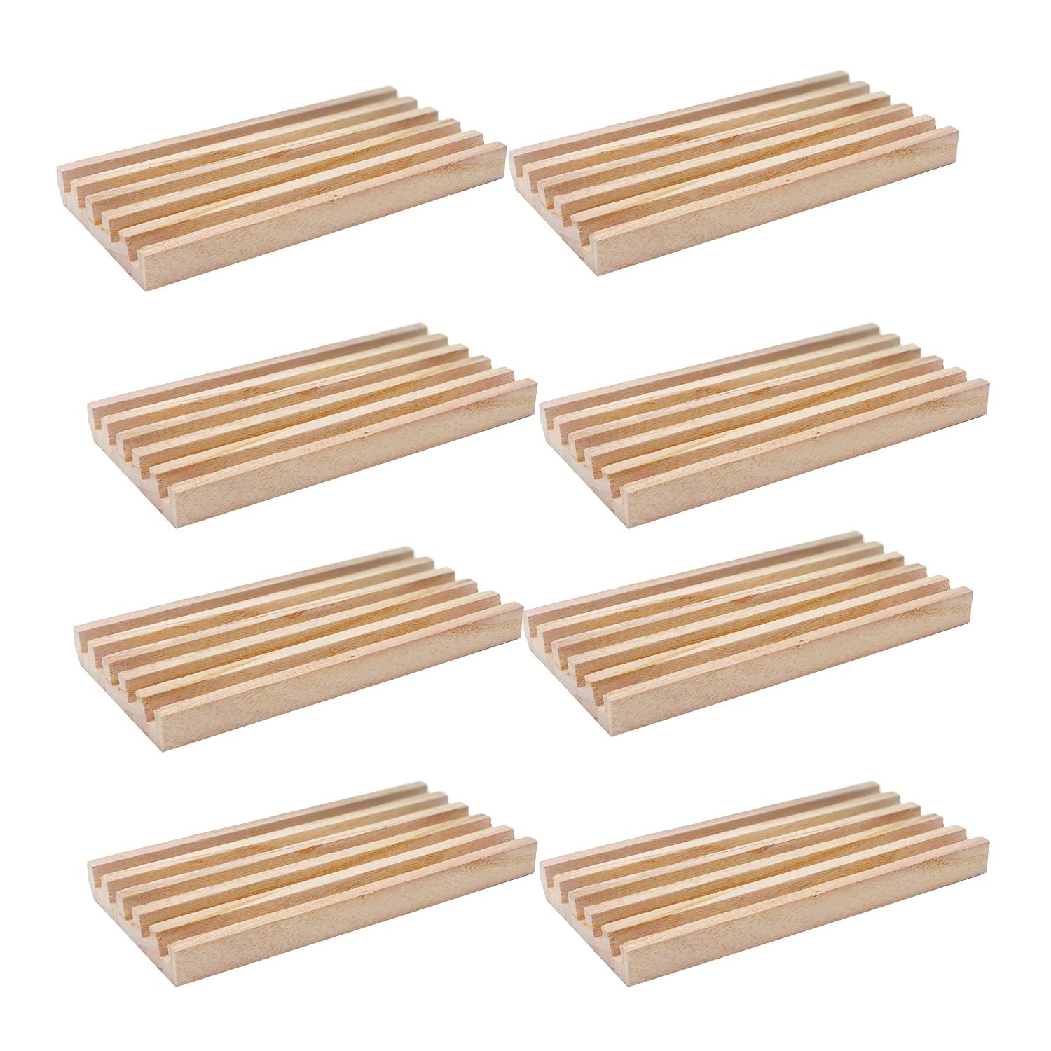 Wooden Domino Trays/Racks Set of 8 Mexican Train Domino Trays/Racks Double 12 Ti