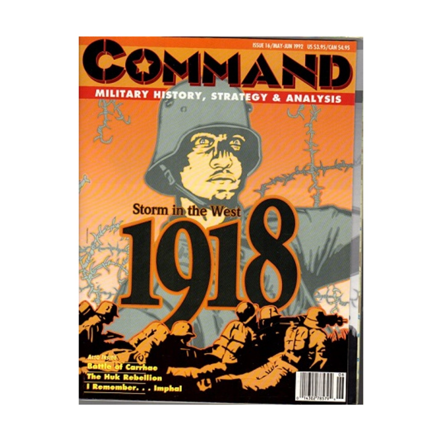 XTR Command Mag #16 w/1918 – Storm in the West Mag VG+