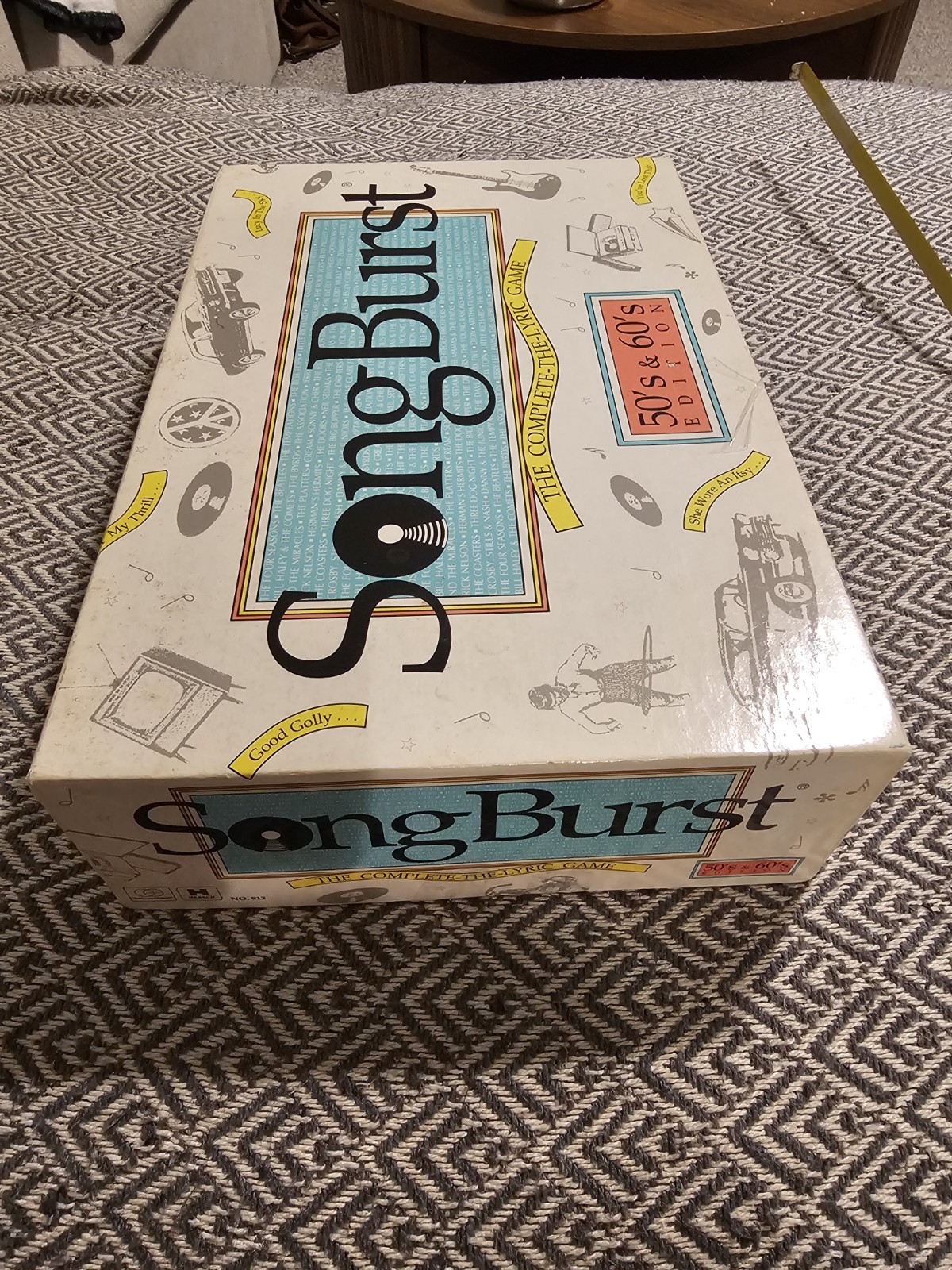 SongBurst Board Game Complete the Lyric 50’s & And 60’s Edition 90s Board Game