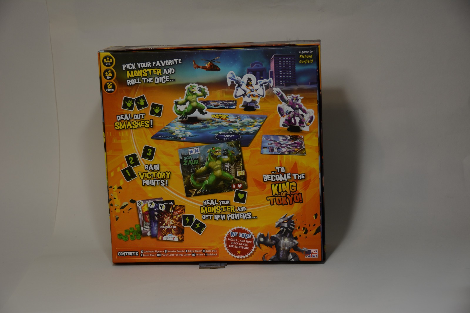 IELLO King of Tokyo Edition Board Game – Used – Base Game