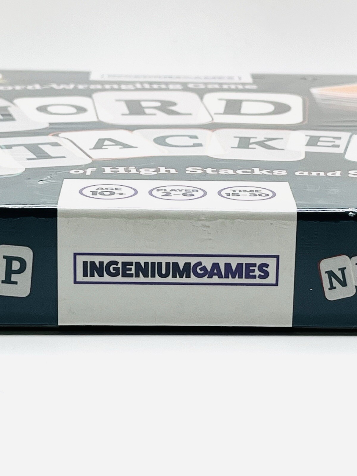 WORD STACKER Family Word Building Game, 2-6 Players 10yr+ ~ Ingenium Games NEW