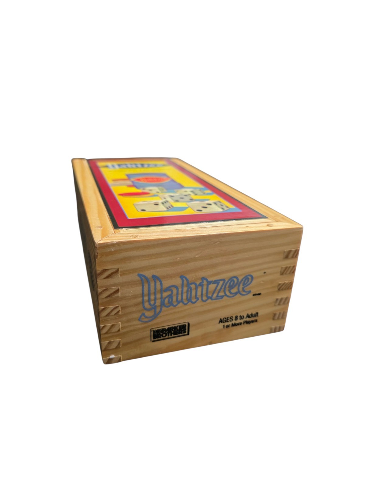 Vintage Yahtzee Nostalgia Edition Wooden Box Complete Parker Brothers 2004