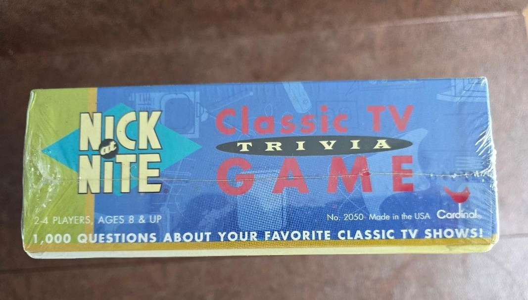 NICK at NITE Classic TV Trivia Game 1996 new factory sealed